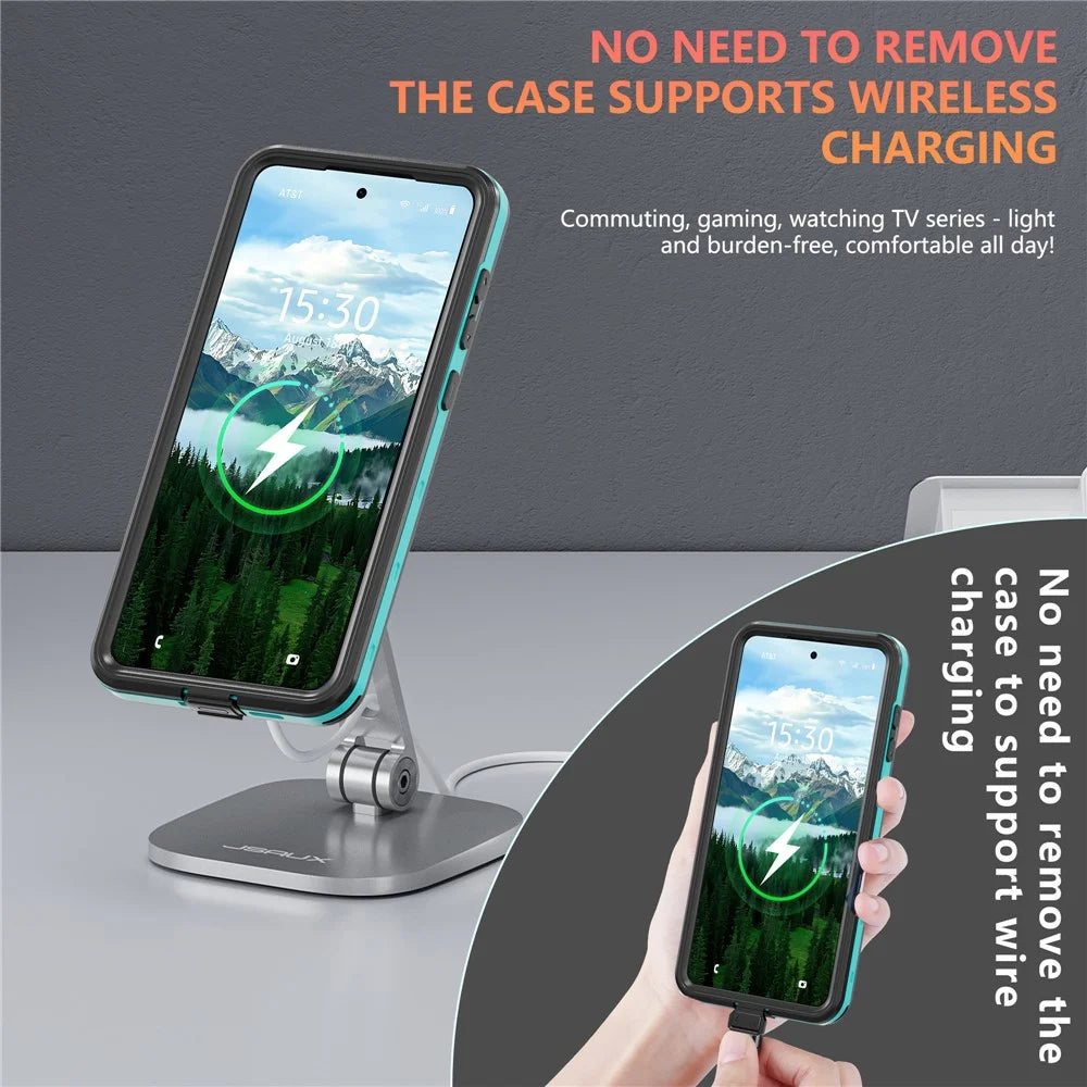 REDPEPPER A Series For Samsung Galaxy S25 Edge Case IP68 Waterproof Phone Cover Magnetic Case - Blue - 3