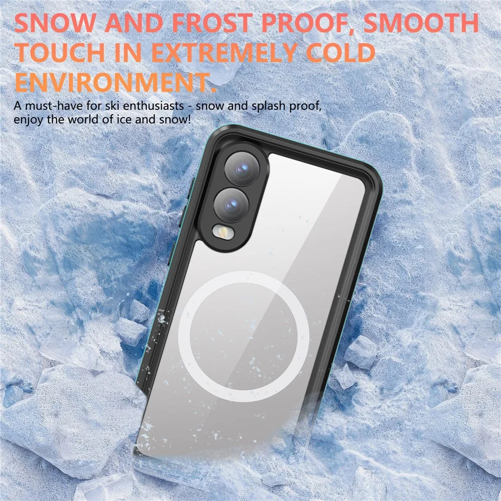 REDPEPPER A Series For Samsung Galaxy S25 Edge Case IP68 Waterproof Phone Cover Magnetic Case - Blue - 7