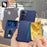For Samsung Galaxy A36 5G Case with Card Holder PU Leather + TPU Phone Back Cover - Blue - 4