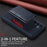 BETOPNICE For Samsung Galaxy A15 5G Magnetic Case  Leather Phone Cover Kickstand with Detachable Card Bag - Blue - 5