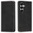 For Samsung Galaxy S24+ Case Wallet Calf Texture Leather Phone Cover with Hidden Magnetic Closure - Black - 1