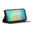 For Samsung Galaxy S24+ Case Wallet Calf Texture Leather Phone Cover with Hidden Magnetic Closure - Black - 3
