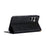 For Samsung Galaxy S24+ Case Wallet Calf Texture Leather Phone Cover with Hidden Magnetic Closure - Black - 4