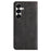 For Samsung Galaxy S24+ Case Wallet Calf Texture Leather Phone Cover with Hidden Magnetic Closure - Black - 6