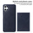 BETOPNICE For Samsung Galaxy A06 4G Magnetic Case  Leather Phone Cover Kickstand with Detachable Card Bag - Blue - 2