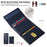 BETOPNICE For Samsung Galaxy A06 4G Magnetic Case  Leather Phone Cover Kickstand with Detachable Card Bag - Blue - 6