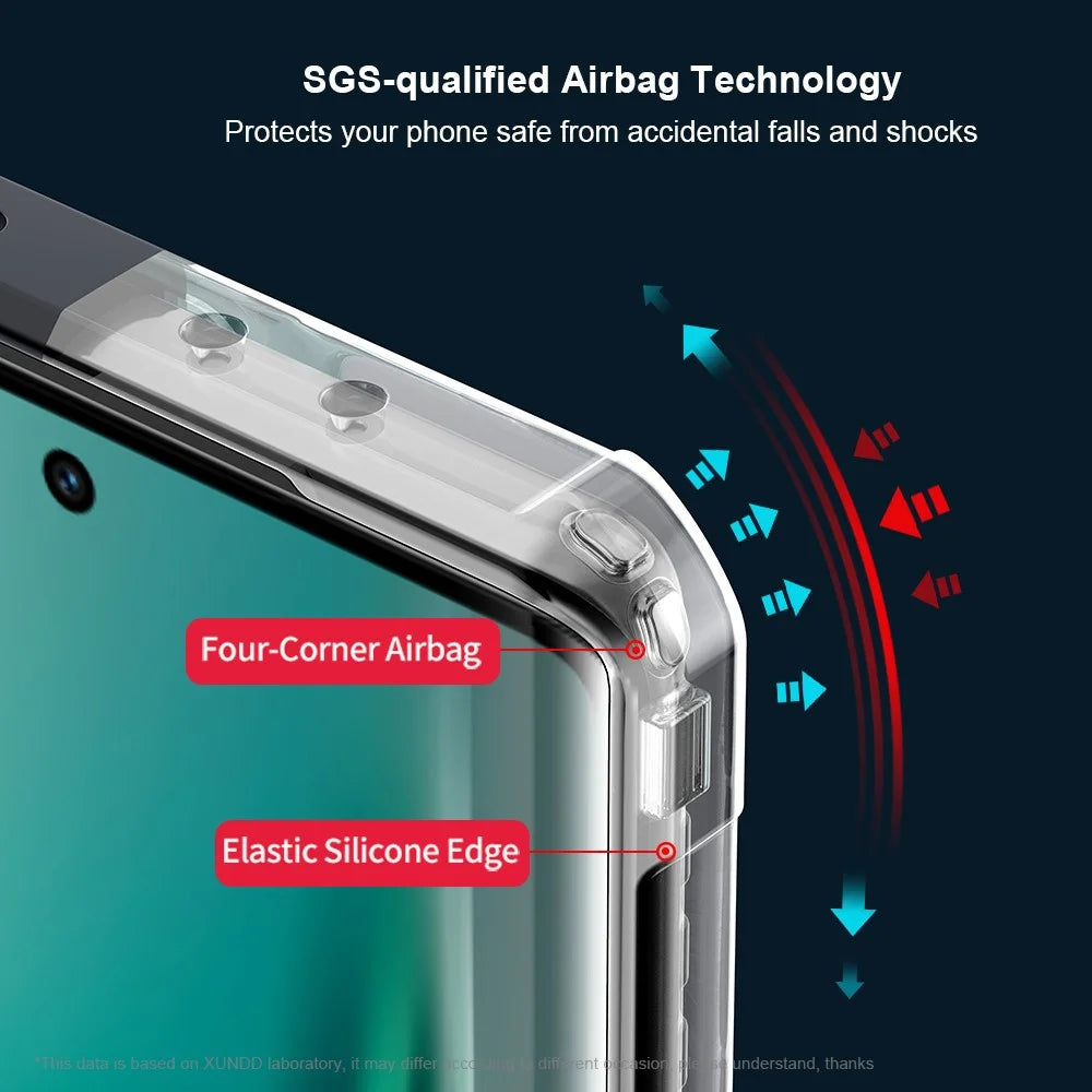 XUNDD For TECNO Camon 40 Pro 5G Case Dropproof TPU + Acrylic Clear Back Phone Cover - 5