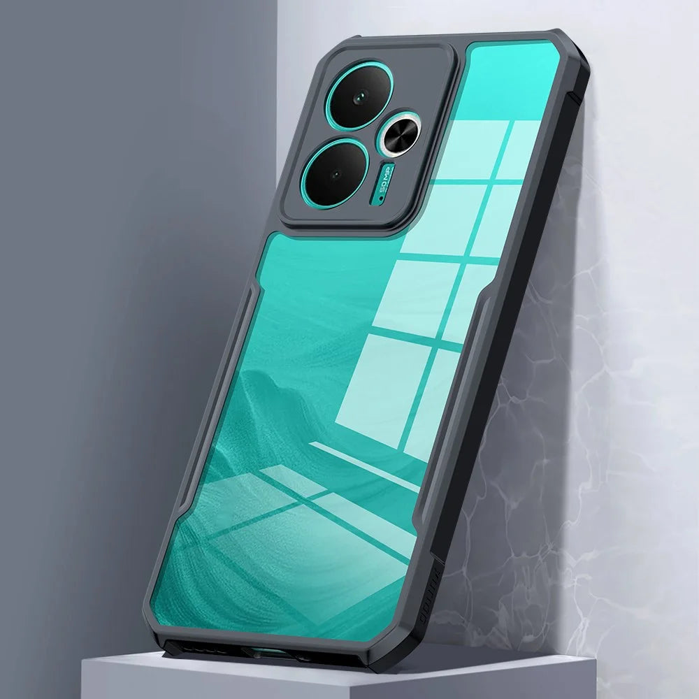 XUNDD For Realme 14T 5G Case Dropproof TPU + Acrylic Clear Back Phone Cover - 3