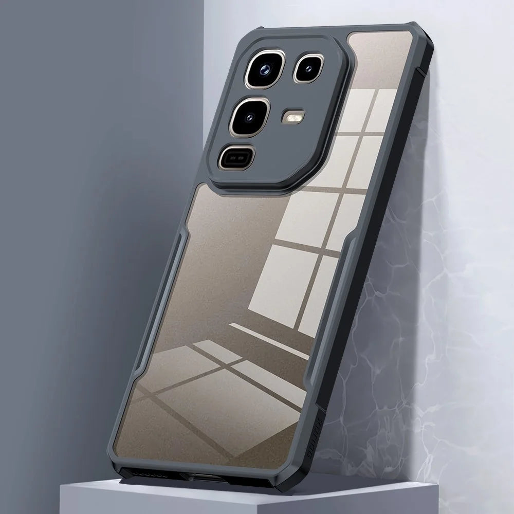 XUNDD For Infinix Note 50 Pro 4G / Note 50 4G Case Dropproof TPU + Acrylic Clear Back Phone Cover - 3