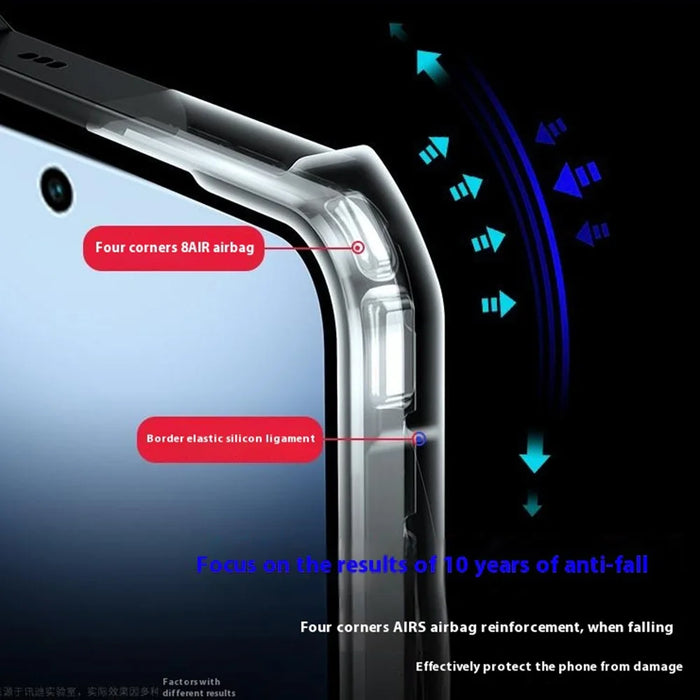 XUNDD For vivo X200 Ultra 5G Case Dropproof TPU + Acrylic Clear Back Phone Cover - 4
