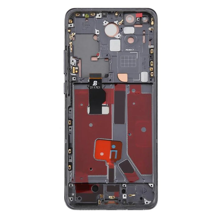 For Huawei P40 Pro Grade C LCD Screen and Digitizer Assembly + Frame Part (TFT Technology) (Without Logo) - Black - 3