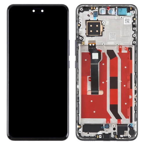 For Huawei nova 12 Pro 5G OEM Grade S OLED Screen and Digitizer Assembly + Frame (Without Logo) - Black - 1