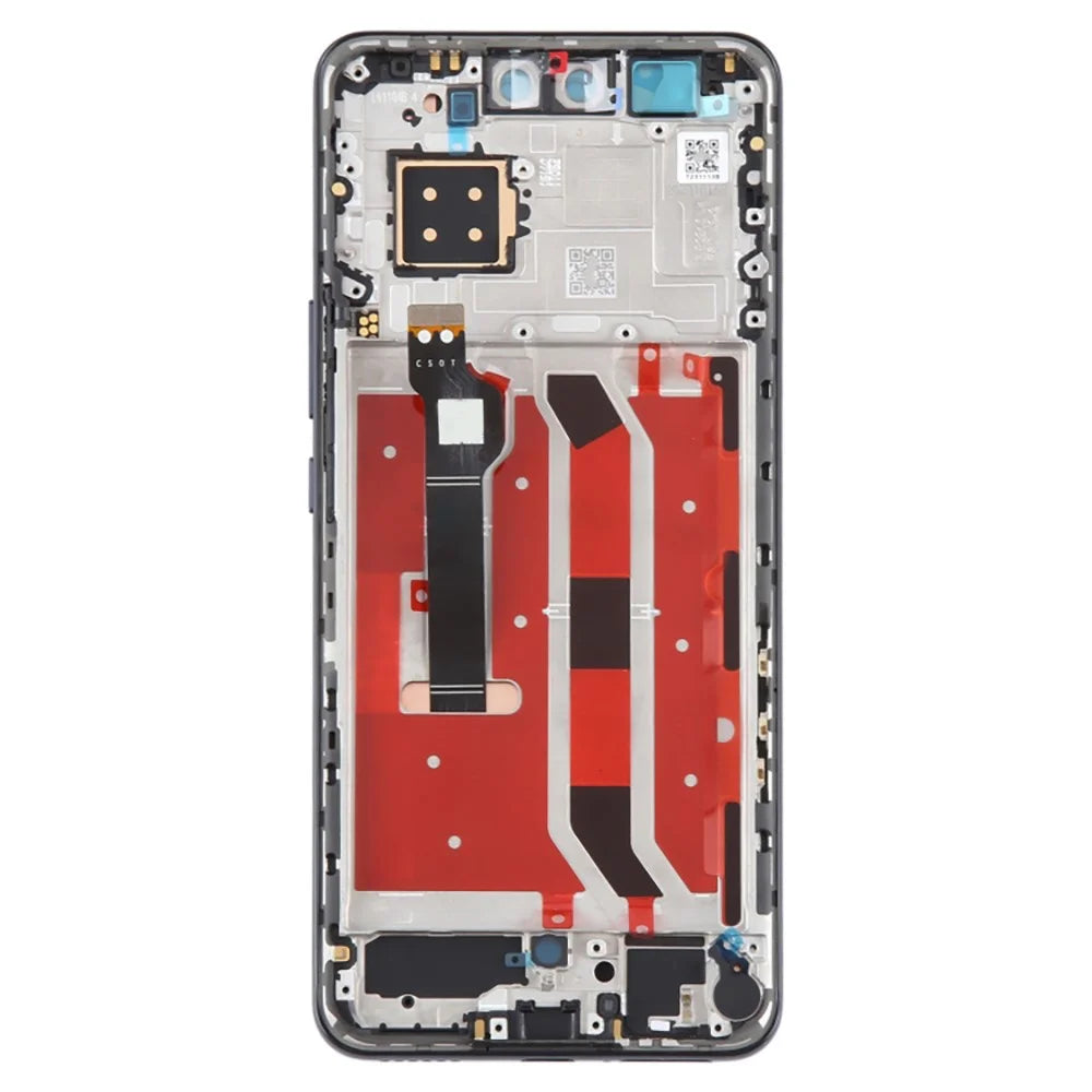 For Huawei nova 12 Pro 5G OEM Grade S OLED Screen and Digitizer Assembly + Frame (Without Logo) - Black - 3