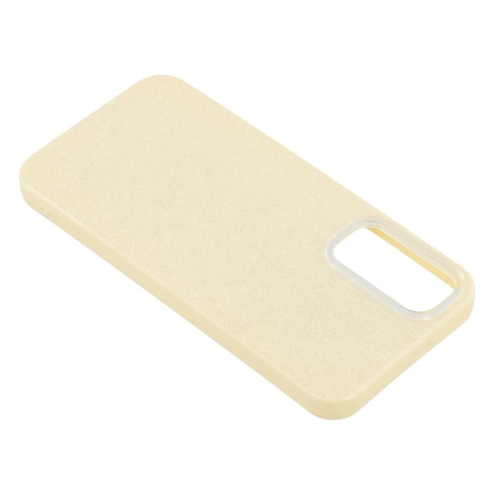 For Samsung Galaxy A16 5G  /  4G Case IMD Glitter TPU Phone Cover Large Camera Cutout - Beige - 5