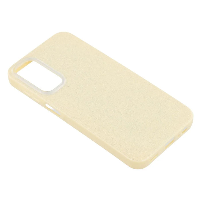 For Samsung Galaxy A16 5G  /  4G Case IMD Glitter TPU Phone Cover Large Camera Cutout - Beige - 6