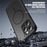 IPAKY For iPhone 16 Pro Max Magnetic Case Shockproof TPU + PC Matte Phone Back Cover - Black - 2