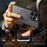 IPAKY For iPhone 16 Pro Max Magnetic Case Shockproof TPU + PC Matte Phone Back Cover - Black - 4