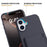 For iPhone 16 Plus Case with Card Holder / Mirror / Kickstand TPU + PC Phone Back Cover - Black - 3