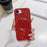 For iPhone 17e / 16e Magnetic Phone Case Glitter Electroplated TPU Frame PC Back Cover - Red - 2