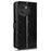 For Doogee Note 59 Pro  /  Note 59 Wallet Case Dot Pattern Imprint PU Leather Phone Cover - Black - 7