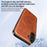 For Samsung Galaxy S25+ / S24+ Magnetic Case PU + TPU + PC Phone Back Cover Drop Resistant - Brown - 3