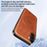 For Samsung Galaxy A56 5G Magnetic Case PU + TPU + PC Phone Back Cover Drop Resistant - Brown - 3