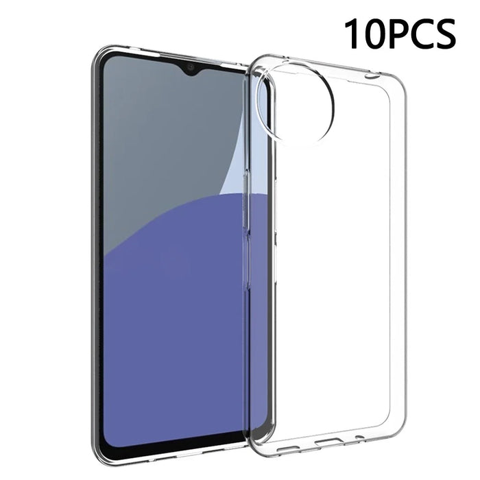10Pcs  /  Pack For Sharp Aquos Wish5 Case Watermark Free TPU Protective Clear Phone Cover - 1