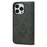 For iPhone 14 Pro Calf Texture PU Leather Wallet Case Magnetic Auto-absorbed Shockproof Flip Stand Cover - Black - 7