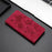 For iPhone 14 Pro Max Wallet Case Rose Pattern Imprinted Leather Flip Stand Phone Cover - Red - 6