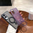 For Samsung Galaxy S25 Edge Magnetic Case Kickstand TPU + PC Phone Back Cover - Transparent Black - 3