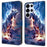 For Samsung Galaxy S25 Ultra Leather Case Pattern Printing Wallet Stand Anti Drop Phone Cover - Thunder Tiger - 1