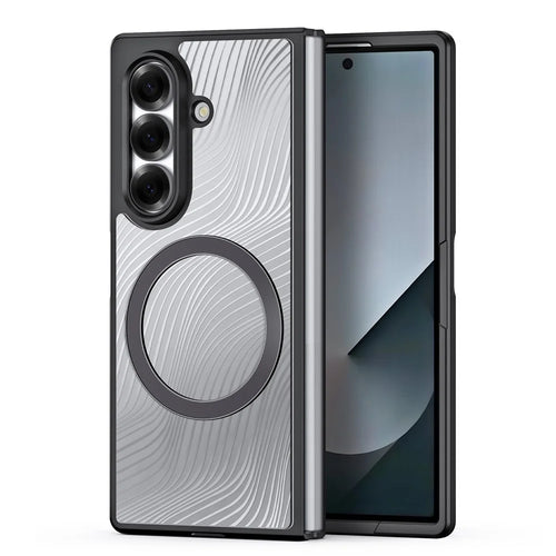 DUX DUCIS For Samsung Galaxy Z Fold7 5G Case  Aimo Series Magnetic Case PC+TPU Slim Cover (REACH Certification) - Black - 1