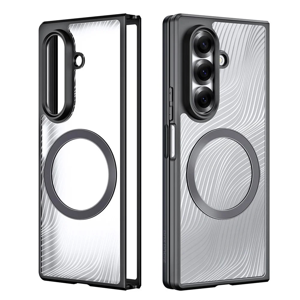 DUX DUCIS For Samsung Galaxy Z Fold7 5G Case  Aimo Series Magnetic Case PC+TPU Slim Cover (REACH Certification) - Black - 2