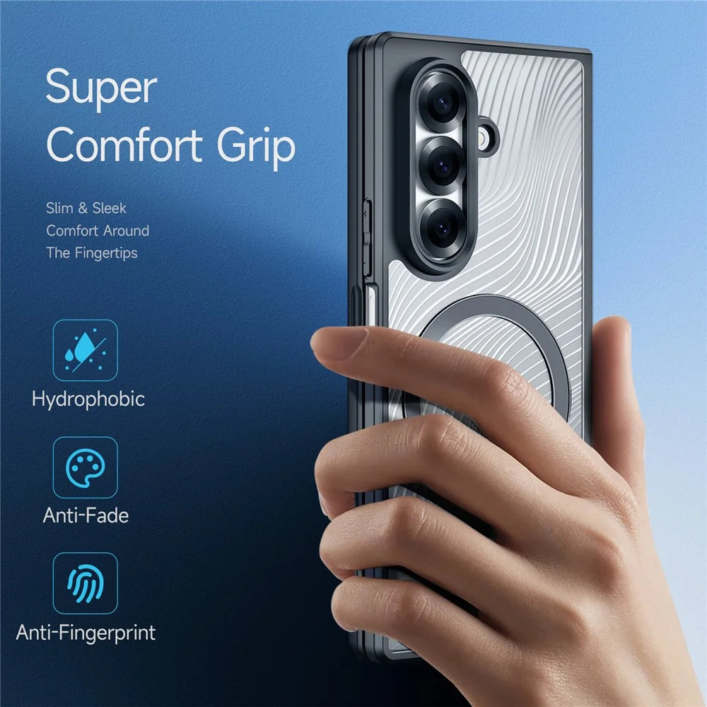 DUX DUCIS For Samsung Galaxy Z Fold7 5G Case  Aimo Series Magnetic Case PC+TPU Slim Cover (REACH Certification) - Black - 4