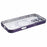WANLONFENG For iPhone 16 Pro Magnetic Case  Full Protection Electroplated TPU Cover with Tempered Glass - Dark Purple - 6