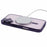 WANLONFENG For iPhone 16 Plus Magnetic Case  Full Protection Electroplated TPU Cover with Tempered Glass - Dark Purple - 5