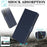 For Samsung Galaxy A26 5G Case RFID Blocking Flip Leather Phone Cover with Wrist Strap - Blue - 4