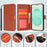 For Samsung Galaxy A25 5G (Global) (161.0mm) Case RFID Blocking Flip Leather Phone Cover with Wrist Strap - Orange - 6
