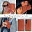For Samsung Galaxy A25 5G (Global) (161.0mm) Case RFID Blocking Flip Leather Phone Cover with Wrist Strap - Orange - 7