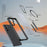 For Samsung Galaxy S24 FE Magnetic Case Kickstand TPU + Acrylic Phone Cover - Black - 5