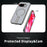 For Google Pixel 9a Magnetic Case Kickstand TPU + Acrylic Phone Cover - Titanium Grey - 4