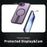 For iPhone 17e / 16e Case Compatible with MagSafe Kickstand TPU + Acrylic Phone Cover - Dark Purple - 4