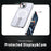 For iPhone 15 Case Compatible with MagSafe Kickstand TPU + Acrylic Phone Cover - Transparent - 4