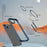 For iPhone 14 / 13 Case Compatible with MagSafe Kickstand TPU + Acrylic Phone Cover - Blue - 5