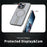 For iPhone 14 Pro Case Compatible with MagSafe Kickstand TPU + Acrylic Phone Cover - Titanium Grey - 4