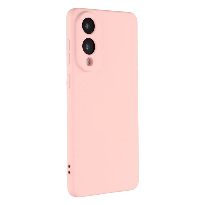 For Samsung Galaxy S25 Edge Case Arc Edge 2.0mm TPU Protective Phone Cover - Pink - 1