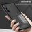 For ZTE nubia Redmagic 10 Air 5G Case Metal Frame Matte PC Back Phone Cover with Snap Button - Black - 4