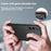 For ZTE nubia Redmagic 10 Air 5G Case Metal Frame Matte PC Back Phone Cover with Snap Button - Black - 5