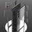 For ZTE nubia Redmagic 10 Air 5G Case Metal Frame Matte PC Back Phone Cover with Snap Button - Black - 6