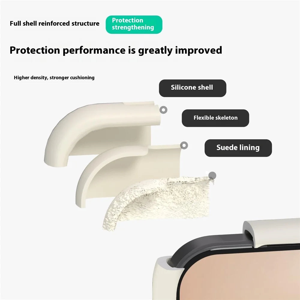 For vivo X200 5G Liquid Silicone Magnetic Case Skin-Touch Phone Cover - White - 2